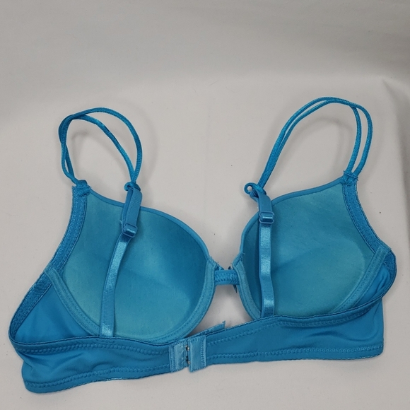 Rue 21 Blue Push Up Bra Size 34B - Picture 2 of 8